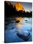 Merced River Beneath El Capitan in Yosemite National Park, California-Ian Shive-Stretched Canvas