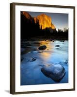 Merced River Beneath El Capitan in Yosemite National Park, California-Ian Shive-Framed Photographic Print