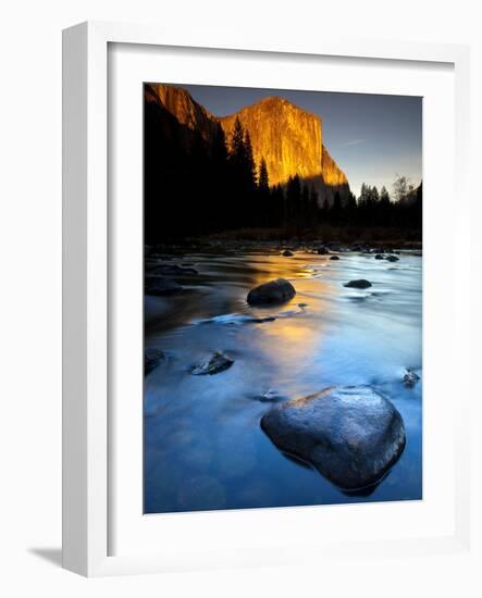 Merced River Beneath El Capitan in Yosemite National Park, California-Ian Shive-Framed Photographic Print