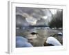 Merced River, El Capitan in Background, Yosemite, California, USA-Tom Norring-Framed Photographic Print