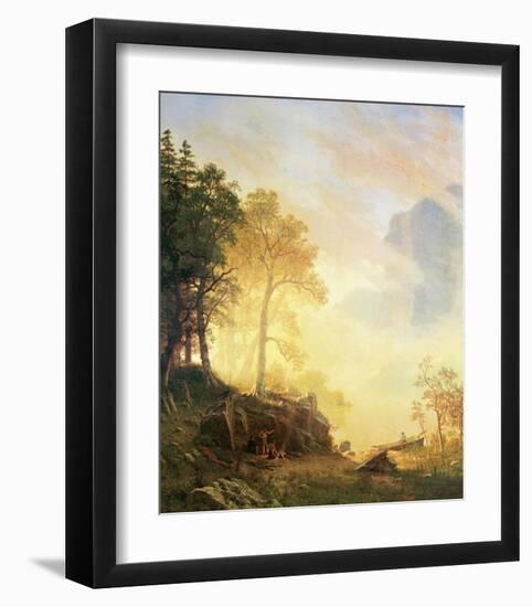 Merced River in Yosemite-Albert Bierstadt-Framed Art Print