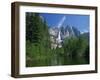 Merced River, Yosemite Falls in the Background, Yosemite National Park, California, USA-Tomlinson Ruth-Framed Premium Photographic Print