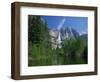 Merced River, Yosemite Falls in the Background, Yosemite National Park, California, USA-Tomlinson Ruth-Framed Photographic Print