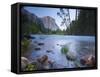 Merced River, Yosemite National Park, California, USA-Alan Copson-Framed Stretched Canvas