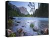 Merced River, Yosemite National Park, California, USA-Alan Copson-Stretched Canvas