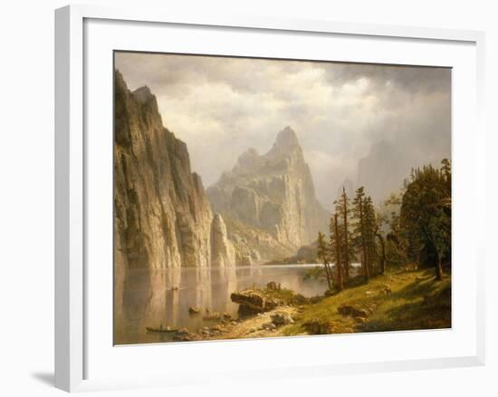 Merced River, Yosemite Valley, 1866-Albert Bierstadt-Framed Giclee Print