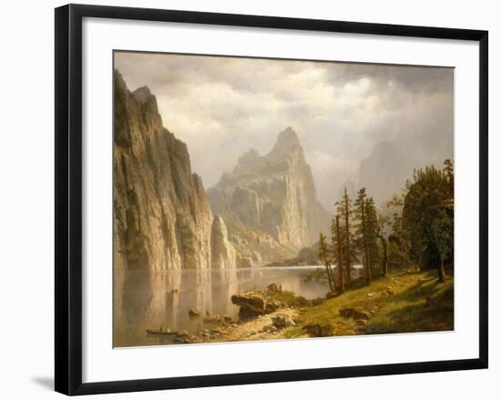 Merced River, Yosemite Valley, 1866-Albert Bierstadt-Framed Giclee Print