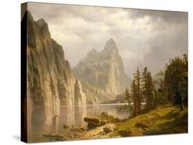 Merced River, Yosemite Valley, 1866-Albert Bierstadt-Stretched Canvas