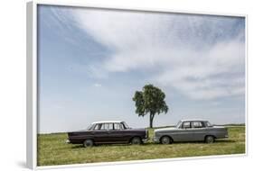 Mercedes 220 Sb, Type W 111, Year of Manufacture 1963, 105 Hp, and Mercedes 200-Bernd Wittelsbach-Framed Photographic Print