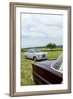 Mercedes 220 Sb, Type W 111, Year of Manufacture 1963, 105 Hp, and Mercedes 200-Bernd Wittelsbach-Framed Photographic Print