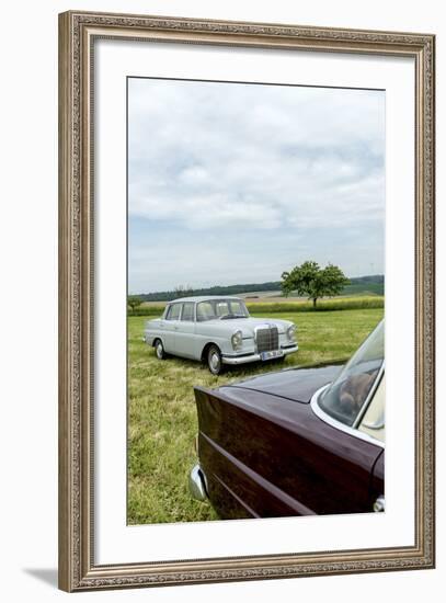 Mercedes 220 Sb, Type W 111, Year of Manufacture 1963, 105 Hp, and Mercedes 200-Bernd Wittelsbach-Framed Photographic Print