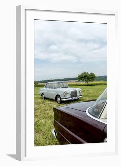 Mercedes 220 Sb, Type W 111, Year of Manufacture 1963, 105 Hp, and Mercedes 200-Bernd Wittelsbach-Framed Photographic Print