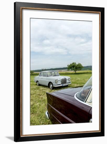 Mercedes 220 Sb, Type W 111, Year of Manufacture 1963, 105 Hp, and Mercedes 200-Bernd Wittelsbach-Framed Photographic Print