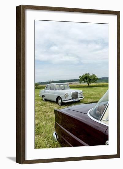 Mercedes 220 Sb, Type W 111, Year of Manufacture 1963, 105 Hp, and Mercedes 200-Bernd Wittelsbach-Framed Photographic Print