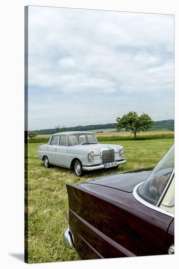 Mercedes 220 Sb, Type W 111, Year of Manufacture 1963, 105 Hp, and Mercedes 200-Bernd Wittelsbach-Stretched Canvas