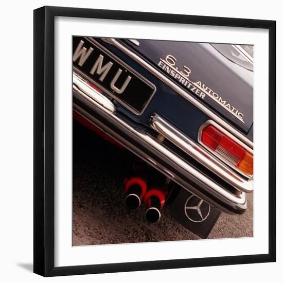 Mercedes 300 SEL Car Which Belongs to Mario Capaldi, May 1999-null-Framed Photographic Print