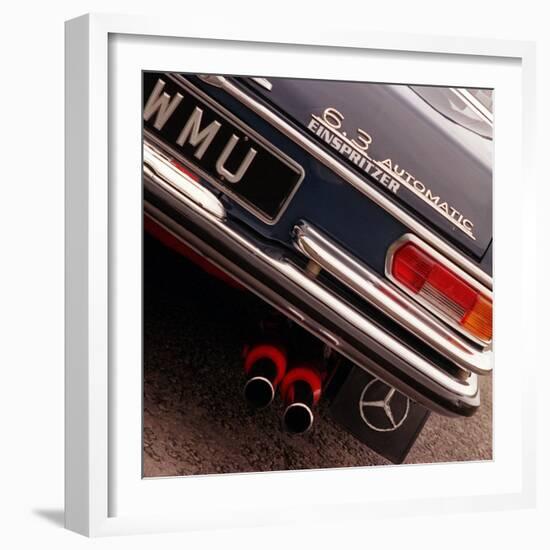 Mercedes 300 SEL Car Which Belongs to Mario Capaldi, May 1999-null-Framed Photographic Print