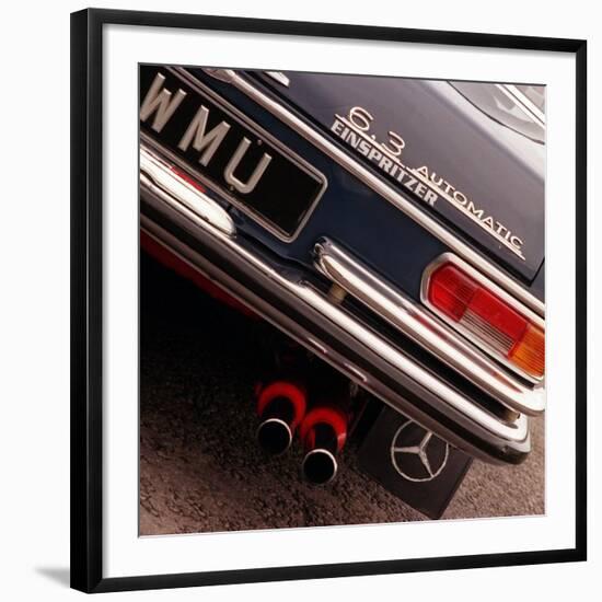 Mercedes 300 SEL Car Which Belongs to Mario Capaldi, May 1999-null-Framed Photographic Print