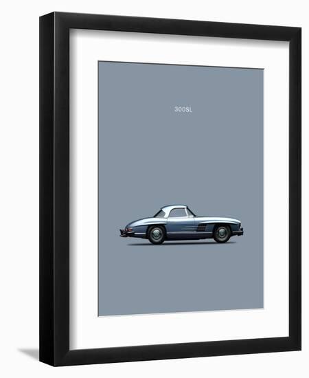 Mercedes 300SL 1960-Mark Rogan-Framed Art Print