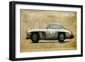 Mercedes 300SL-Sidney Paul & Co.-Framed Giclee Print