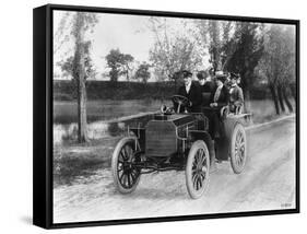 Mercedes 35 Hp Motor Car, 1901-null-Framed Stretched Canvas