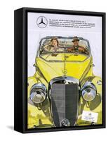 Mercedes Benz 170 S-null-Framed Stretched Canvas