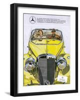 Mercedes Benz 170 S-null-Framed Art Print