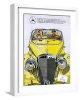 Mercedes Benz 170 S-null-Framed Art Print