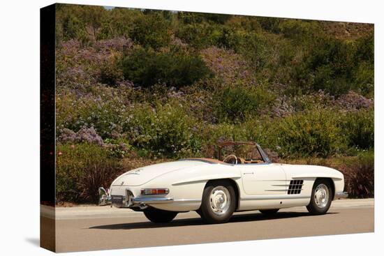 Mercedes Benz 300 SL roadster 1958-Simon Clay-Stretched Canvas