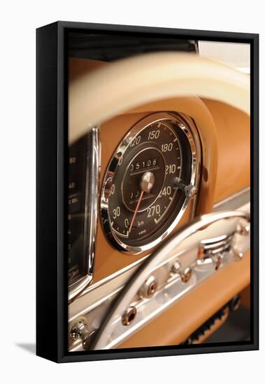 Mercedes Benz 300 SL roadster 1958-Simon Clay-Framed Stretched Canvas