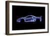 Mercedes-Benz 300sl-Octavian Mielu-Framed Art Print