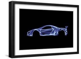 Mercedes-Benz 300sl-Octavian Mielu-Framed Art Print