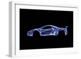 Mercedes-Benz 300sl-Octavian Mielu-Framed Art Print