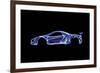 Mercedes-Benz 300sl-Octavian Mielu-Framed Art Print