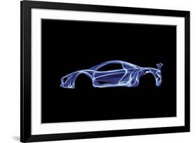 Mercedes-Benz 300sl-Octavian Mielu-Framed Art Print