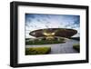 Mercedes Benz Arena in Shanghai Pudong, Shanghai, China, Asia-Andreas Brandl-Framed Photographic Print