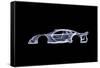 Mercedes-Benz CLK GTR-Octavian Mielu-Framed Stretched Canvas