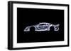 Mercedes-Benz CLK GTR-Octavian Mielu-Framed Art Print