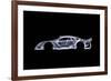 Mercedes-Benz CLK GTR-Octavian Mielu-Framed Art Print