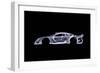 Mercedes-Benz CLK GTR-O.M.-Framed Giclee Print