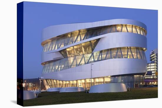 Mercedes Benz Museum, Stuttgart, Baden Wurttemberg, Germany, Europe-Markus Lange-Stretched Canvas