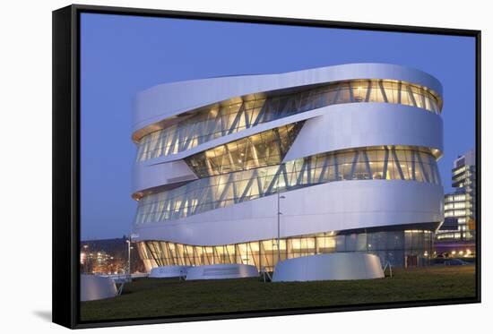 Mercedes Benz Museum, Stuttgart, Baden Wurttemberg, Germany, Europe-Markus Lange-Framed Stretched Canvas