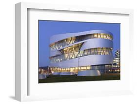 Mercedes Benz Museum, Stuttgart, Baden Wurttemberg, Germany, Europe-Markus Lange-Framed Photographic Print