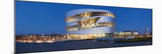 Mercedes-Benz Museum, Stuttgart, Baden-Wurttemberg, Germany-null-Mounted Photographic Print