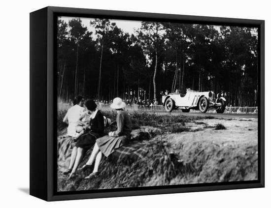 Mercedes-Benz Ss in Action at the Le Mans 24 Hours, France, 1930-null-Framed Stretched Canvas