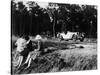 Mercedes-Benz Ss in Action at the Le Mans 24 Hours, France, 1930-null-Stretched Canvas