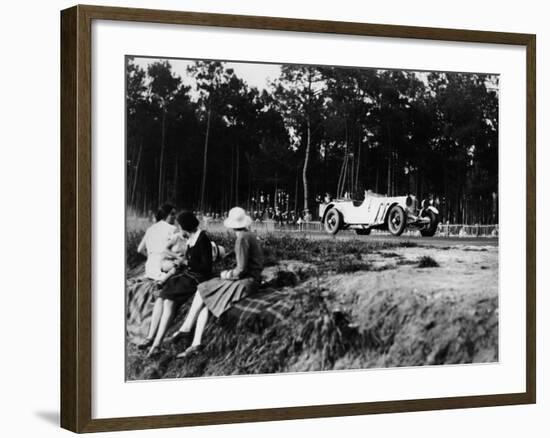 Mercedes-Benz Ss in Action at the Le Mans 24 Hours, France, 1930-null-Framed Photo