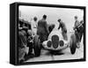 Mercedes-Benz W125 Grand Prix Car at the Nurburgring, Germany, 1937-null-Framed Stretched Canvas