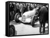 Mercedes-Benz W25 at the French Grand Prix, Montlhery, 1934-null-Framed Stretched Canvas