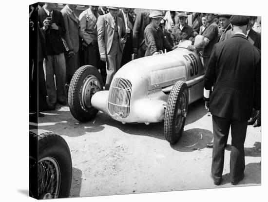 Mercedes-Benz W25 at the French Grand Prix, Montlhery, 1934-null-Stretched Canvas